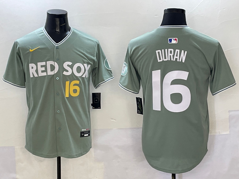 Men's Boston Red Sox Jarren Duran #16 Gray 2025 City Connect Limited Jersey